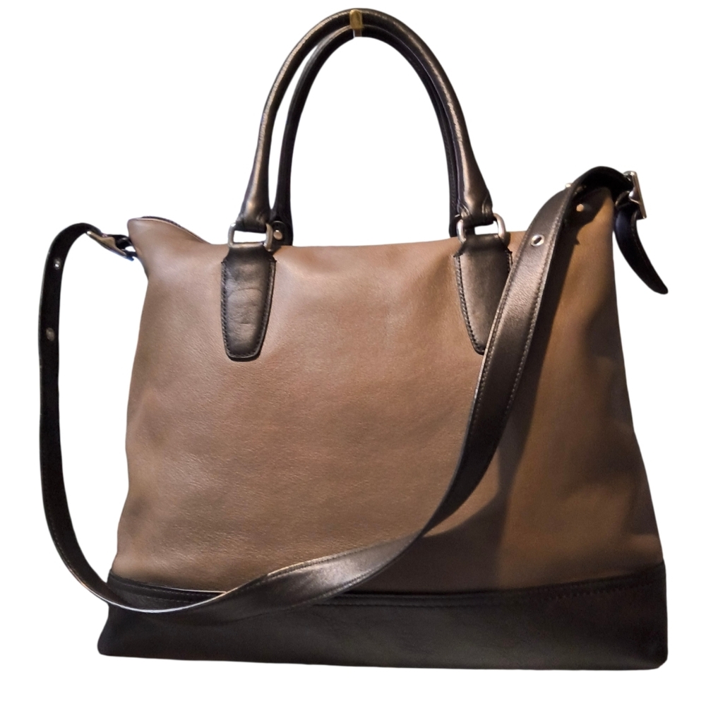 Coach Legacy Rory Colorblock Leather Satchel with Shoulder Strap - Picture 9 of 16